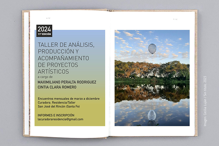 2024. INSCRIPCION ABIERTA / Taller de análisis, producción y acompañamiento de proyectos artísticos. 11º Edición